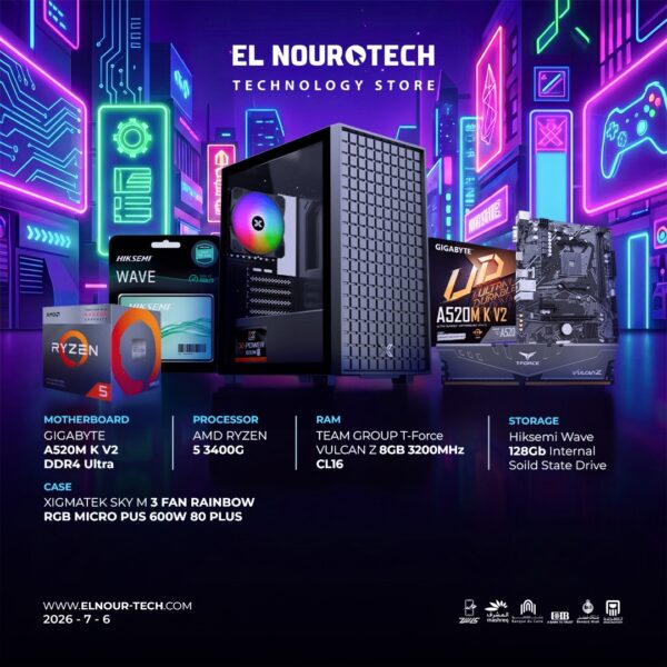 BUNDLE AMD Ryzen 5 3400G + GIGABYTE A520M K V2 DDR4