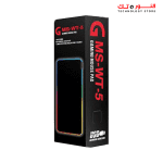 ⁦TechnoZone GMS-WT-5 RGB Gaming Mouse Pad 30x80 CM - Black⁩ - الصورة ⁦4⁩