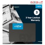 ⁦Crucial BX500 500GB 2.5-inch SATA 3D NAND Internal SSD⁩ - الصورة ⁦4⁩
