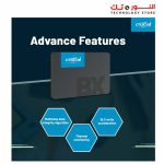 ⁦Crucial BX500 500GB 2.5-inch SATA 3D NAND Internal SSD⁩ - الصورة ⁦6⁩
