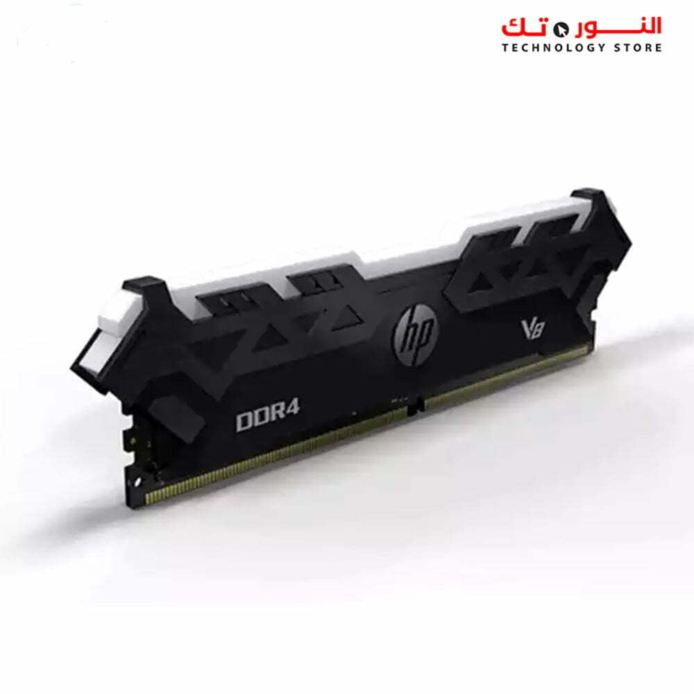 ⁦HP V8 RGB RAM 8GB 1 x 8GB DDR4 3600mHz U-dimm CL18⁩ - الصورة ⁦4⁩