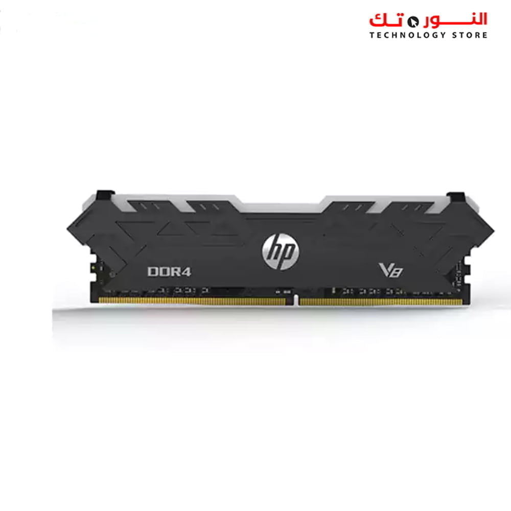 ⁦HP V8 RGB RAM 8GB 1 x 8GB DDR4 3600mHz U-dimm CL18⁩ - الصورة ⁦6⁩
