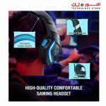 Onikuma K1B Gaming Headset - 7.1 Surround Sound - 50MM Drivers - Noise Canceling Mic - PC / PS4-3 / MOBILE/XBOX/LAPTOP - Image 3