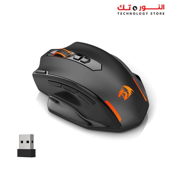 REDRAGON M691 MIST Wireless Gaming Mouse - 4,800 DPI Optical Sensor - Ergonomic Design with Thumb Rest - 3 Side Buttons - Rapid Fire Button