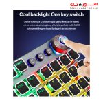 ⁦AULA F2058 FRAME GAMING RGB MECHANICAL KEYBOARD - BLUE SWITCH⁩ - الصورة ⁦2⁩