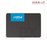 ⁦Crucial BX500 2TB 3D NAND SATA 2.5 Inch⁩ - الصورة ⁦3⁩