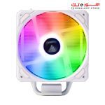 ⁦GAMDIAS BOREAS E1-410 ARGB CPU Cooler - 4 Copper Heatpipes With Hydraulic Bearing PWM Fan WHITE⁩ - الصورة ⁦2⁩