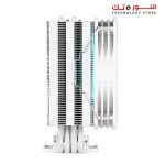 ⁦GAMDIAS BOREAS E1-410 ARGB CPU Cooler - 4 Copper Heatpipes With Hydraulic Bearing PWM Fan WHITE⁩ - الصورة ⁦3⁩