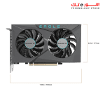⁦GIGABYTE GeForce RTX 3050 Eagle OC 6GB GDDR6 96-bit GDDR6, 2X WINDFORCE Fans⁩ - الصورة ⁦5⁩