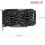 ⁦GIGABYTE GeForce RTX 3050 WINDFORCE OC 6G Graphics Card, 2X WINDFORCE Fans, 6GB GDDR6⁩ - الصورة ⁦5⁩