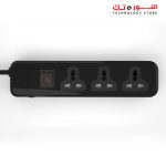 iLOCK power strip 3 universal outlets without earthing - (Basic) (black) - Image 3