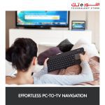 ⁦LOGITECH K400 Plus Wireless Touch Keyboard - BLACK⁩ - الصورة ⁦2⁩