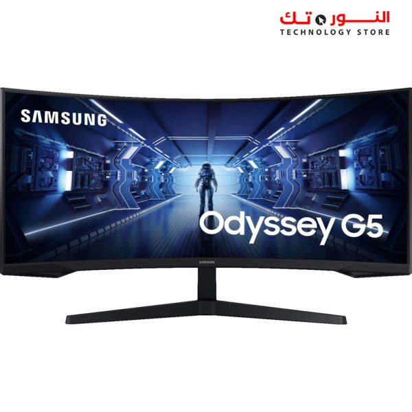 SAMSUNG LC34G55TWWMXZN 34INCH Odyssey G5 Ultra-Wide Gaming Monitor 1000R Curved - 165Hz- WQHD 3,440x1,440 2K - 1ms Response Time - FreeSync Premium