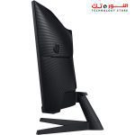 ⁦SAMSUNG LC34G55TWWMXZN 34INCH Odyssey G5 Ultra-Wide Gaming Monitor 1000R Curved - 165Hz- WQHD 3,440x1,440 2K - 1ms Response Time - FreeSync Premium⁩ - الصورة ⁦5⁩