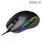 ⁦Meetion GM23 2023 RGB Circulation Backlit White Wired Gaming Mouse⁩ - الصورة ⁦5⁩