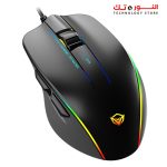 ⁦Meetion GM23 2023 RGB Circulation Backlit White Wired Gaming Mouse⁩ - الصورة ⁦9⁩