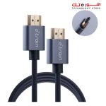 E-train (DC891) HDMI to HDMI Round Cable 4K 1.5M Gold Plated - Gray