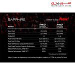 ⁦Sapphire Pulse AMD Radeon RX 7700 XT Gaming Graphics Card with 12GB GDDR6, AMD RDNA 3⁩ - الصورة ⁦9⁩