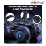 ⁦Onikuma X7 PRO Gaming Headset Wired Black⁩ - الصورة ⁦2⁩