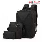 ⁦GENERIC Business Laptop Backpack Unisex Travel Rucksack School Bag 3 Pieces Smart Backpack⁩ - الصورة ⁦3⁩