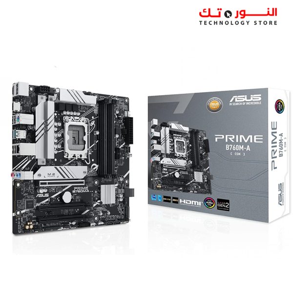 ASUS PRIME B760M-A CSM DDR5 - Aura Sync