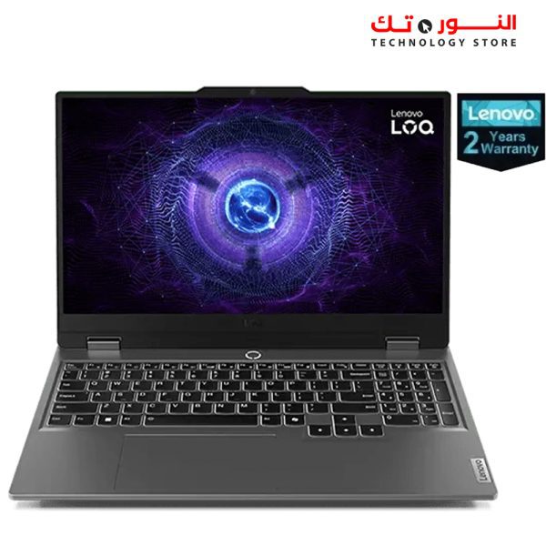 LENOVO LOQ 15IAX9 CORE I5 12450HX – AI Chip: LA1 – RAM 12G DDR5 – SSD 512G NVME – NVIDIA GeForce RTX2050 4GB – 15.6INCH FHD 100% SRGB 144HZ – WIN 11 - 2 Year Warranty