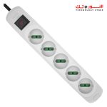 ⁦ILOCK power strip, 5 outlets without earthing (Basic) 3 m⁩ - الصورة ⁦6⁩