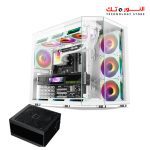 Xander Crystal Mid Tower White Gaming Case + PSU 850W 80 Plus Bronze