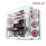 Xander Crystal Mid Tower White Gaming Case + PSU 850W 80 Plus Bronze - Image 2