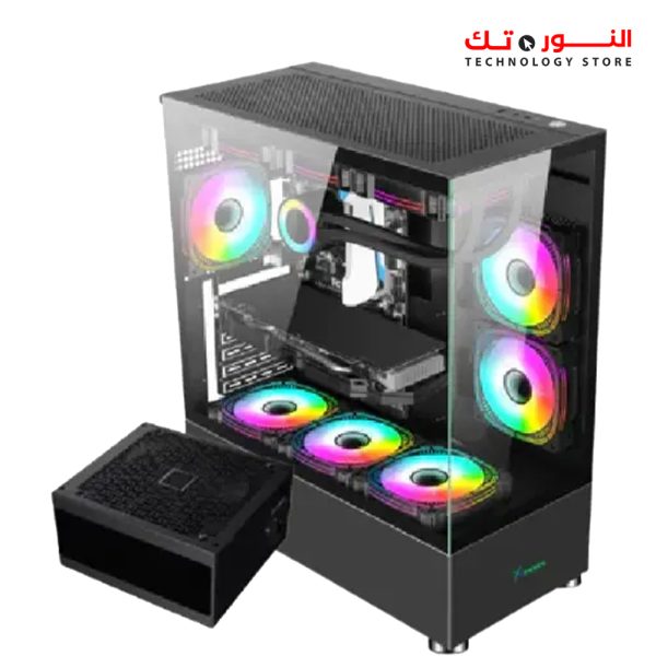 XANDER Jupiter TYPE C BLACK + PSU 750W