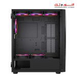 Xander Velox Gaming Case Mid Tower 4 ARGB FANS CONTROLLER Black +  PSU 700W 80+ WHITE fixed cable - Image 3