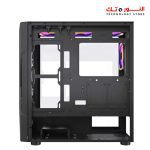 Xander Velox Gaming Case Mid Tower 4 ARGB FANS CONTROLLER Black +  PSU 700W 80+ WHITE fixed cable - Image 4