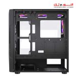 ⁦Xander Velox Gaming Case Mid Tower 4 Fan RGB CONTROLLER Black + PSU 600W +80 PLUS WHITE fixed cable⁩ - الصورة ⁦10⁩