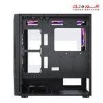 ⁦Xander Velox Gaming Case Mid Tower 4 Fan RGB CONTROLLER Black + PSU 600W +80 PLUS WHITE fixed cable⁩ - الصورة ⁦7⁩