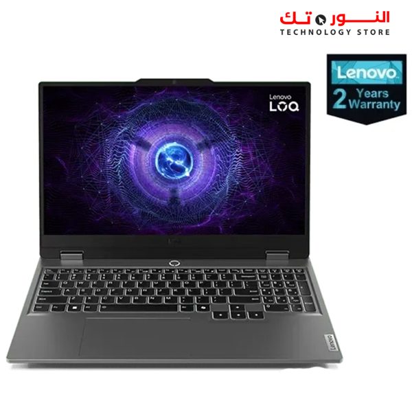 Lenovo LOQ 15IRX9 Gaming - i7-13650HX 14 Cores - AI Chip: LA1 -  16GB  DDR5 RAM - 512GB SSD M.2 NVME - NVIDIA GeForce RTX 4050 6GB GDDR6 Graphics - 15.6" FHD  IPS SRGB%100 144Hz - 2 Years Warranty