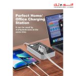 ⁦LDNIO SC3604 Power Strip 6 USB Ports With 3 AC Sockets⁩ - الصورة ⁦6⁩