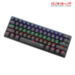 ⁦T-DAGGER ARENA LITE 60% T-TGK321 Mechanical Keyboard - Rainbow Backlit⁩ - الصورة ⁦2⁩