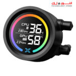 ⁦XIGMATEK  LK PRO ARGB 360 DIGTAL LIQUID - BLACK 2.7 SMART LCD⁩ - الصورة ⁦5⁩