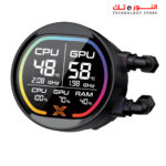 ⁦XIGMATEK  LK PRO ARGB  240 DIGTAL LIQUID   BLACK 2.7 SMART LCD⁩ - الصورة ⁦5⁩