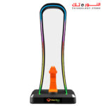 ⁦MEETION U002 STAND -  RGB backlight Gaming Headset Stand⁩ - الصورة ⁦3⁩