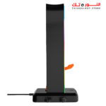 ⁦MEETION U002 STAND -  RGB backlight Gaming Headset Stand⁩ - الصورة ⁦5⁩
