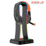 ⁦MEETION U002 STAND -  RGB backlight Gaming Headset Stand⁩ - الصورة ⁦7⁩