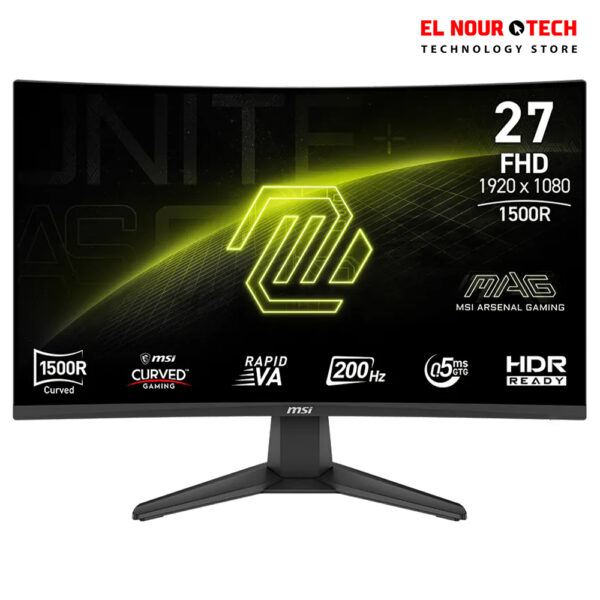 MSI MAG 276CF E20 RAPID VA CURVED 27 Inch  200HZ - 0.5MS 1920 x 1080 (FHD) Gaming Monitor