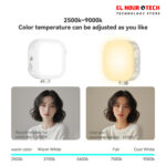 ⁦TELESIN Magnetic Ice Cube RGB Light for Magnetic Smartphones P5-BGD-03⁩ - الصورة ⁦12⁩