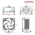 ID COOLING AIR FROZEN A410 SE ARGB BLACK Air Cpu Cooler - Image 7