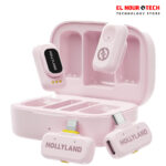 ⁦Hollyland Lark A1 Duo Combo - Wireless Microphone - Pin Microphone - "USB Type-C Receiver⁩ - الصورة ⁦3⁩