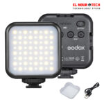 Godox LED6Bi LITEMONS Bi-Color LED Video Light, Small Rechargeable Camera Light
