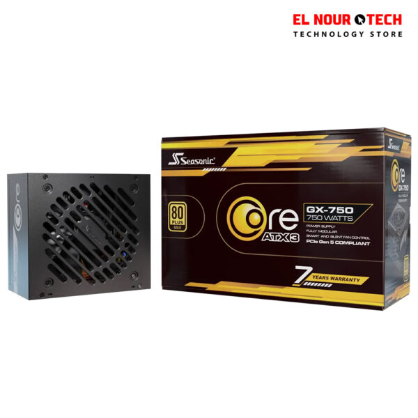 SEASONIC CORE GX- 750 ATX3 750W 80 PLUS GOLD FULLY MODULAR ATX 3.1  POWER SUPPLY