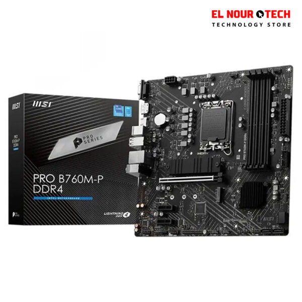 MSI PRO B760M-P DDR4 Socket LGA 1700 Motherboard