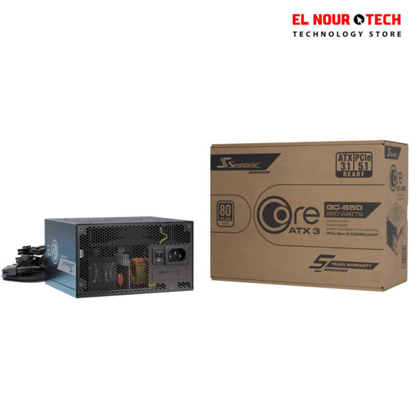 SEASONIC CORE GC- 850 ATX3 850W 80 PLUS GOLD ATX 3.1 POWER SUPPLY
